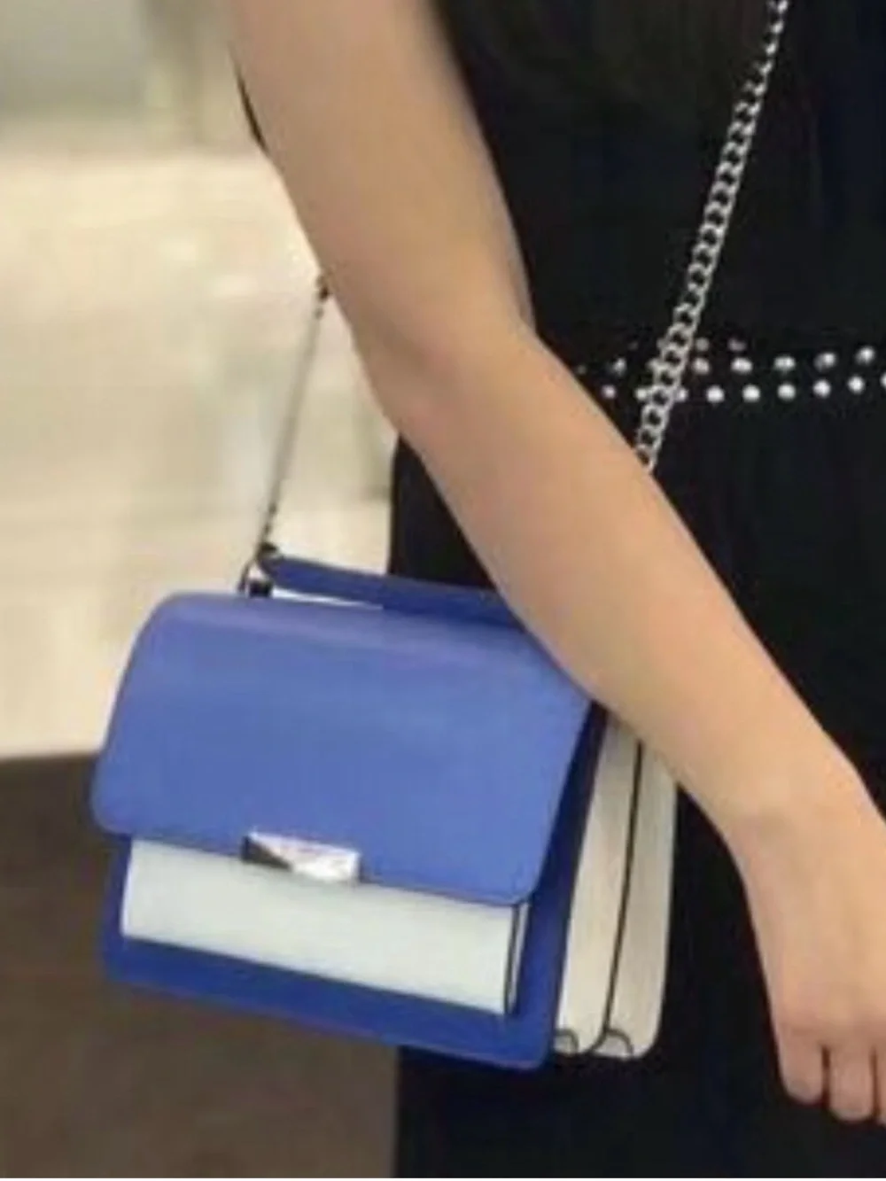 NWT MICHAEL KORS Grecian Blue Multi Jade Medium Shoulder Handbag
